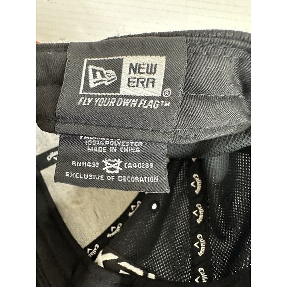 Men's cap hat Callaway RAZR Odyssey Hex Black Tour Golf 1 size adjustable Strap - Picture 6 of 6